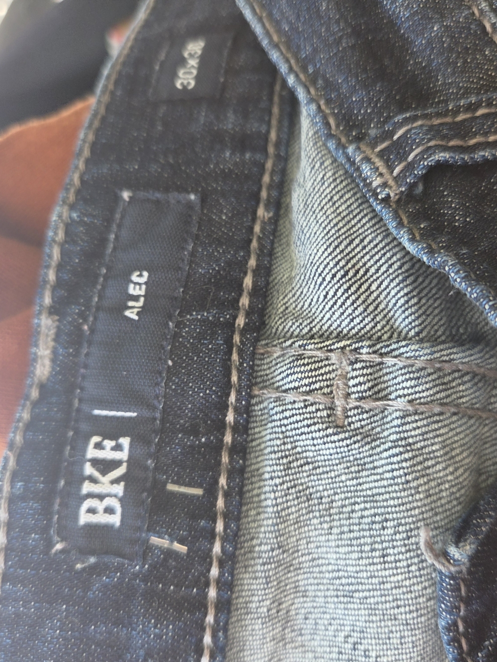 BKE Alec Slim Men’s Jeans in Dark Blue Denim
